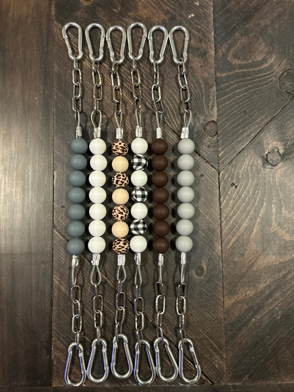 White Curb Chain