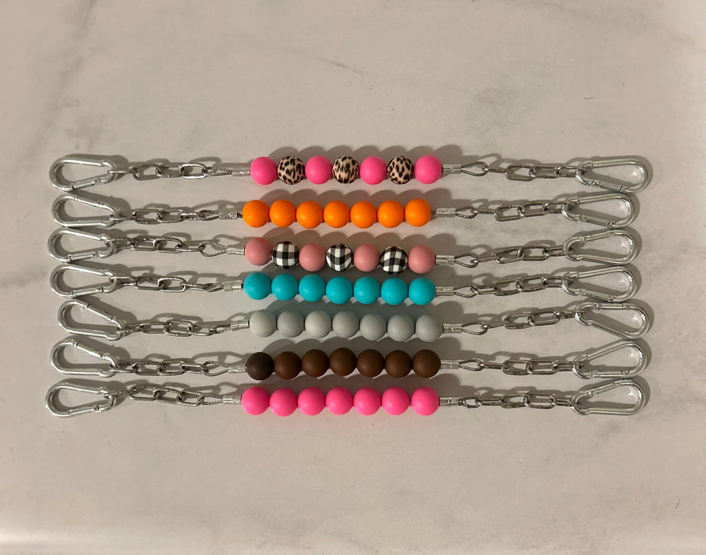 Orange Curb Chain