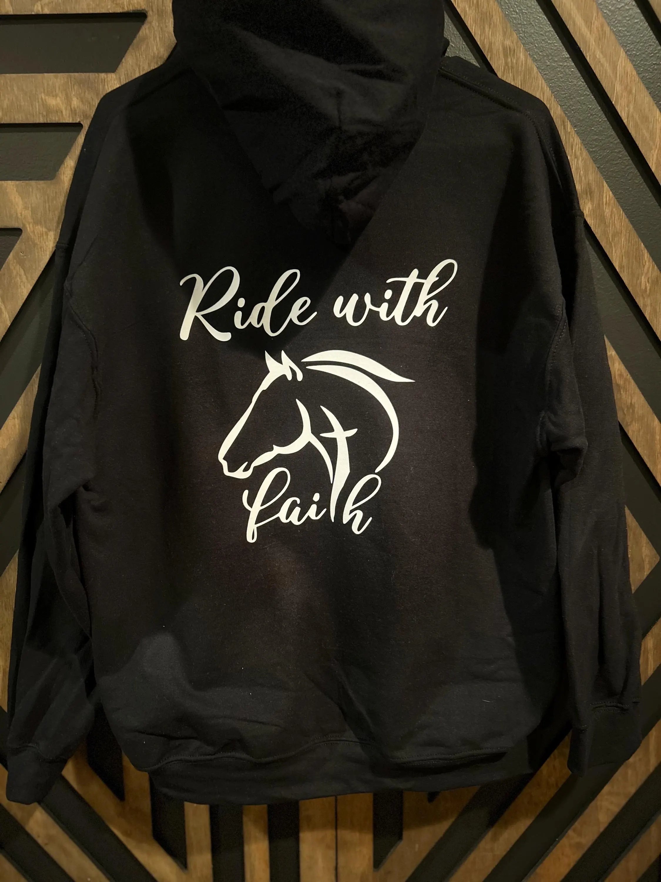 Black Ride With Faith Sweatshirt